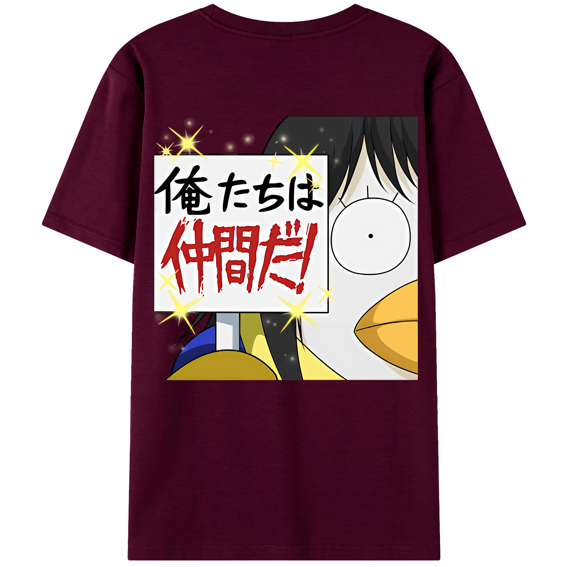 （画像用） ぎんたま 坂田銀時（さかたぎんとき） 神楽 志村新八（しむら しんぱち） GINTAMA Sakata Gintoki Kagura Shimura Shinpachi レディース半袖Tシャツ(バックプリント)
